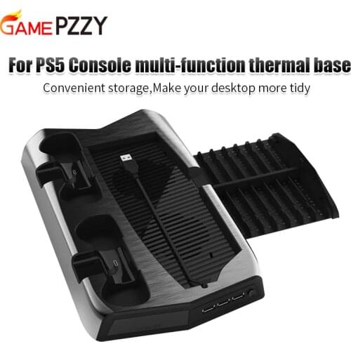 For PS5 DE/UHD Host Universal Cooling Fan Base For PS5 Game Console Cooling Fan Bracket Base With HUB