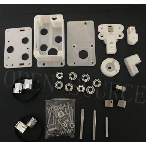 Dual Wheel PLA Printed B2D Extruder Newest Feeder For DIY UM2 Ultimaker 2 Extended+ 3d Printer Ratio 1:3 3D Printer parts