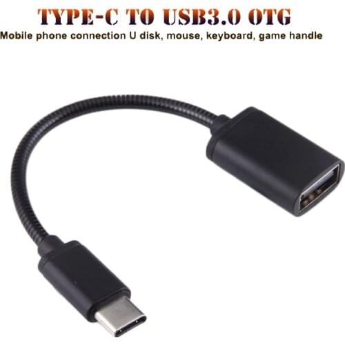 Metal USB C 3.1 Type C Male To USB Female OTG Data Sync Converter Adapter Cable for S8 LG G6 G5 HTC M10 #258123