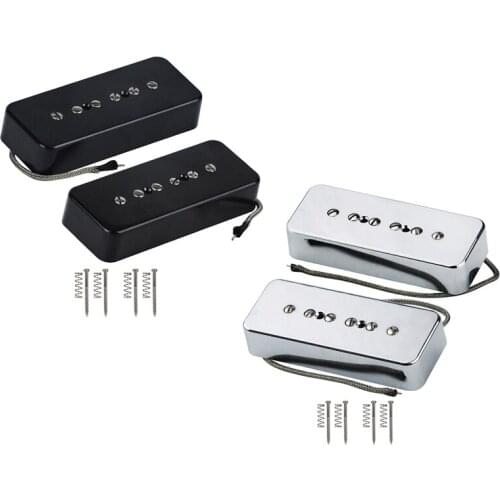 Set Of Neck Bridge Soap Bar P90 Pickup Alnico 5 Electric Guitar Pickup Single Coil Guitar Parts