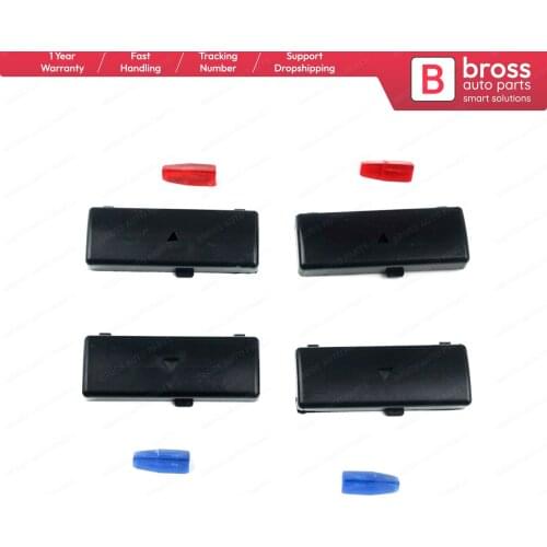 BDP88-13 4 Pieces Heater Climate Control Air Conditioning Switch Button Cover For BMW 5 Series X5 E53 2000-2007 E39 1995-2003