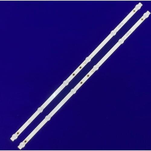 Om New 2pcs/Kit LED strip for BBK 32 TV 32LEM-1027/TS2C DJTV321 H32D7000E HTV-LED32HD101T2 SJ.CX.D3200601-3030HS-M 303CX320045
