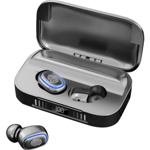 New Design TWS-208 Bluetooth 5.0 Wireless Intelligent Operation In-ear Noise Reduction Earbuds Convenient Mobile Phone Headset