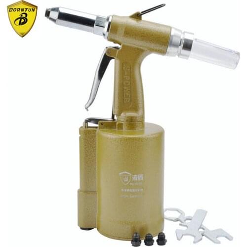 Borntun Pneumatic Air Riveter Riveting Pull Pliers for Rivet 3.2mm 4.0mm 4.8mm 6.4mm Industrial Riveters Pulling Puller Machine