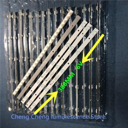 12Pieces/lot good quality LCD TV backlight bar FOR 400S8606X8-A0035 E34036 40S-4-10 1.00.1.388015S01R V1 94V-O DY-01 100%NEW