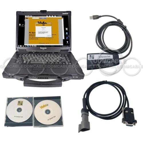 Full set cf52 laptop Service Tool PC yale forklift auto truck scanner Ifak CAN USB Interface yale Hyster truck diagnosis tool