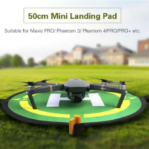 Portable 50cm Landing Pad Drone Parking Apron Take Off Landing Station for DJI Mavic Mini 2/Pro/Air/Mavic 2/Phantom 4/Pro/V2.0