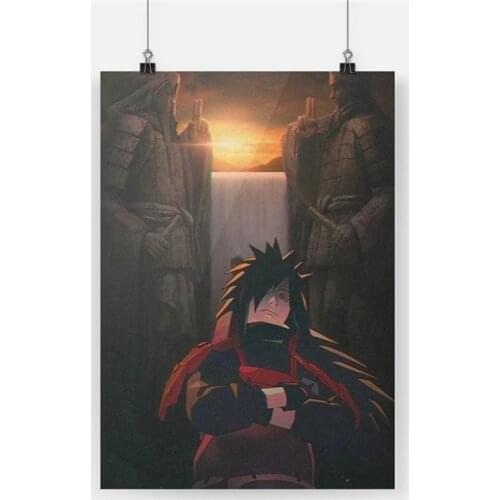 Classic Anime Naruto No Frame Poster Madara Uchiha Canvas Painting Mural Living Room Bedroom Home Wall Picture Decoration