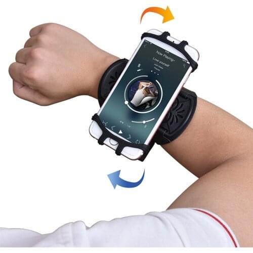 Removable Rotating Sports Phone Wristband Running Wrist Bag Generation Driving Takeaway Navigation Arm Bag Fitness Cycling Trave