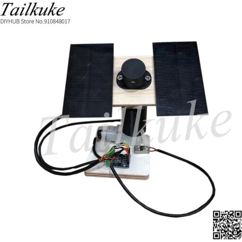 Solar Energy Tracking System Light Tracker Photovoltaic Sunflower Solar Panel Educational Development Interest Cultivation