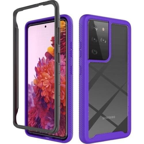 Comfortable Shockproof Acrylic Clear Case for Samsung Galaxy S20 FE S21 Plus A12 5G A32 A72 A51 A31 A21S Phone Bag