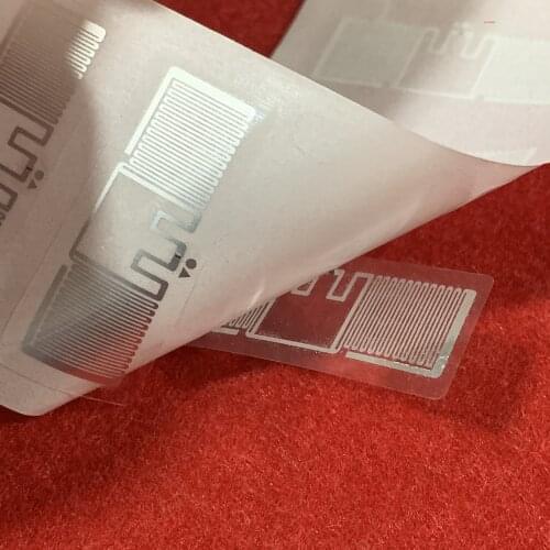 UHF RFID Wet Inlay U3314 Labels Tags Alien H3 passive epc 96Bits Adhesive GEN 2 / passive long uhf Customized label