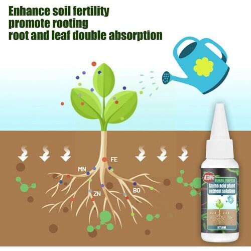 30ml/100ml Plant Nutrient Solution Universal Plant Garden Supplies Germination Seedling Hydroponic Growing Plant Fertilizer E6T7