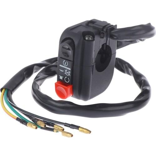 Universal 7/8" Motorcycle ATV Bike Horn Start On Off Button Kill Stop Switch