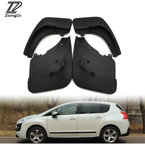 ZD Car Mudflaps Fit For 2008 2009 2010 2011 2012 2013 2014 2015 Peugeot 3008 Accessories Mudflap Front Rear Mudguards Fenders
