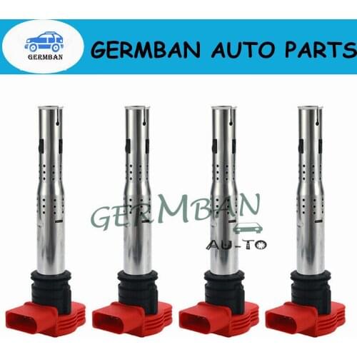 Left Corner 4X Ignition Coil 06E905115E 07K905715F For V W Tou areg A4 S4 A5 A6 S6 Alroad A7 A8 Q5 Q7 R8 2.8 3.0 3.2 V6 4.2 V8