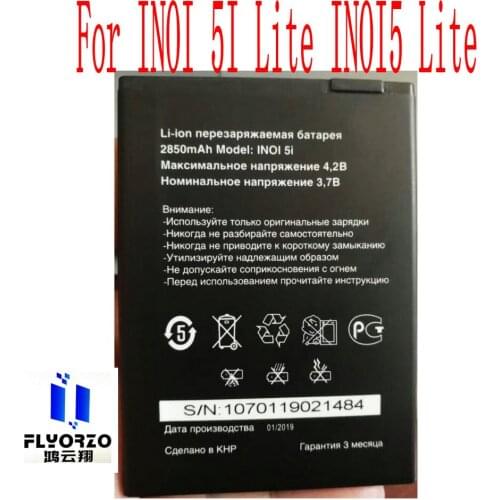 100% New High Quality 2850mAh INOI 5i Battery For INOI 5I Lite INOI5 Lite Mobile Phone