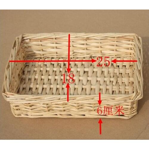 2pcs/lot,25*18*6cm,Mini Storage rattan baskets small shoe storage box finishing idyllic green custom wholesale