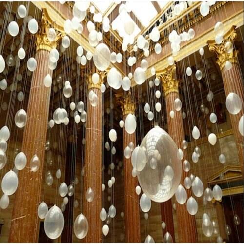 Factory direct sale 50pcs/lot 12 Inch Transparent balloon Latex balloon Wedding Birthday Anniversary Party Decoration