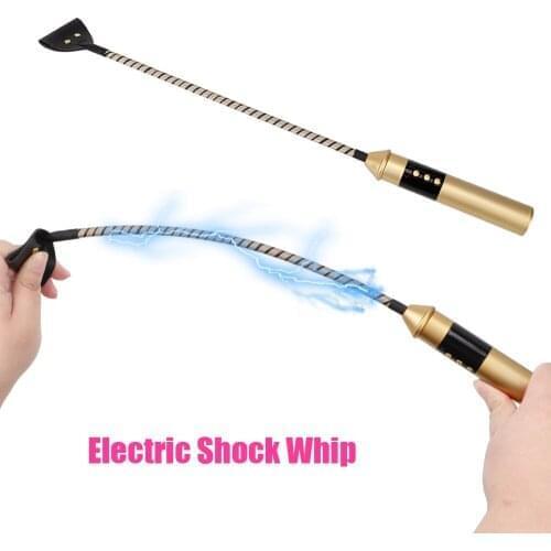 51cm Electric Sex Whip Bondage Sets Sex Toys For Couples Women Men Beat Hip Spanking Paddle Flogger Adults Games Machine Erotic