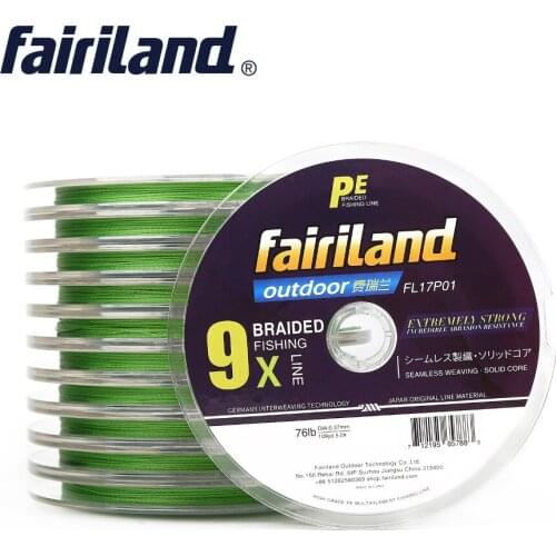 9x PE braided fishing line 100m/109yd-1000m/1097yd Braided Wire up to 36.3kg/80lb multi filament Saltwater Freshwater fish line