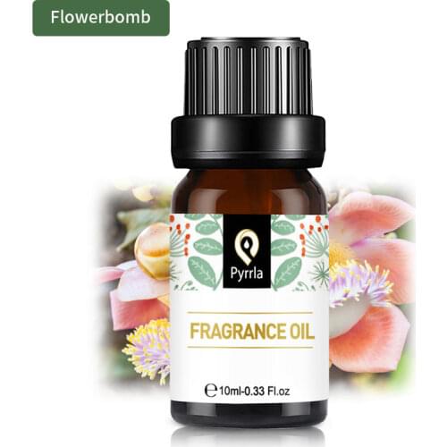 Pyrrla 10ml Flowerbomb Fragrance Oil For Aromatherapy Humidifier Air Fresh Flower Fruit Essential Oils Cinnamon Cedarwood Oil