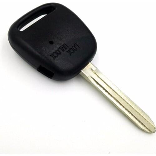 Remote Fob Case Replacement Car Key Shell 1 Side Button toy43 blade For Toyota Carina Estima Harrier Previa Corolla Celica