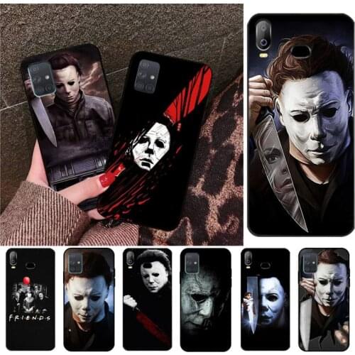 CUTEWANAN Michael Myers Jason Halloween Phone Case For Samsung Galaxy A01 A11 A31 A81 A10 A20 A30 A40 A50 A70 A80 A71 A91 A51