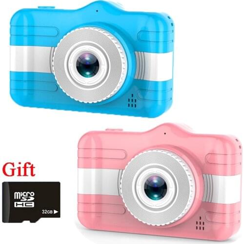 Childrens Camera Digital Camera For Children 1080P Video Camera Toy For Girls Boys Birthday Gift Kids Camera With 32GB GB Card