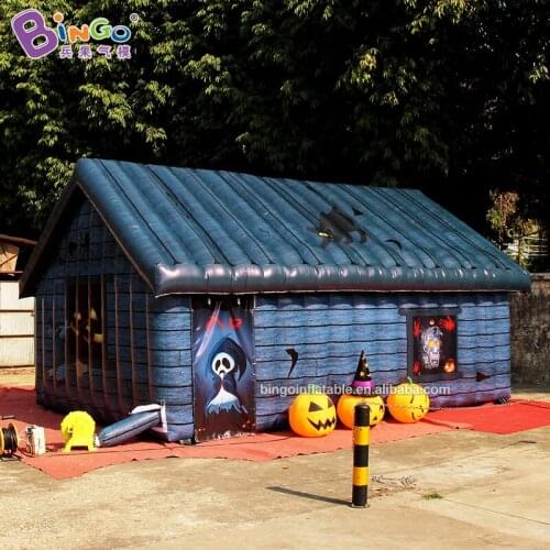 FACTORY OUTLET 4x6x3.4mh inflatable haunted house labyrinth customized Halloween theme maze toy