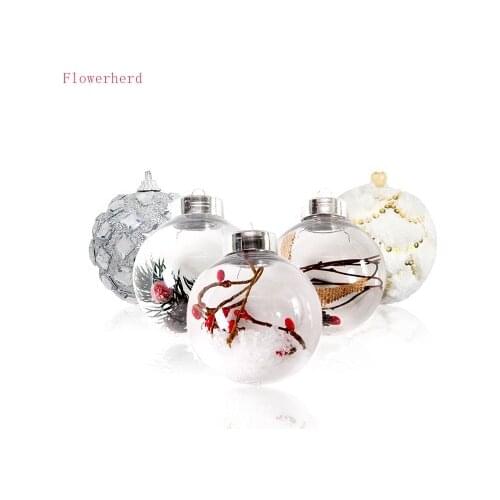 Innovative Christmas Decor for Home Christmas Tree Ornament Christmas Ball Pendant with Wool and Diamonds Ball Ornaments
