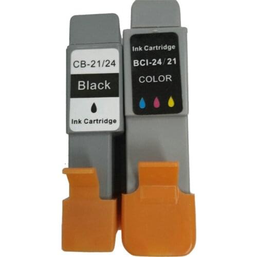 Vilaxh 6Pk For Canon BCI 24 BCI-24 Black & Color Ink Cartridge for Canon I250 I320 I350 I450 I470 I455 I475 IP1000 IP1500 MP110