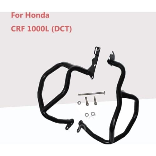 A set Motorcycle Upper and Lower Engine Guard Protection Crash Bar Frame For Honda CRF 1000L (DCT) 2016 2017 2018 2019