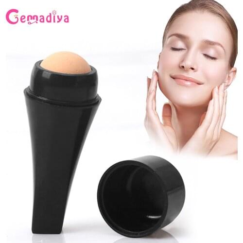 Oil-Absorbing Volcanic Face Roller Cleansing Face Oil Control Absorbent Mini Massager PK Facial Oil Blotting Sheets Paper