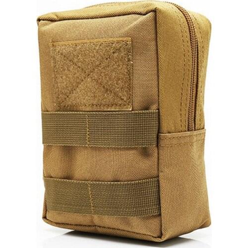 Multifunctional 1000D Outdoor Military Tactical Waist Bag EDC Molle Tool Zipper Waist Pack Accessory Durable Belt Pouch