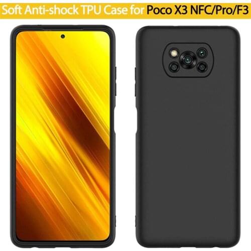 Poco x3 case, tpu case for poco x3 nfc soft anti-shock phone cases pocophone f3 case poco x3 pro xiaomi poco x 3 nfc cover