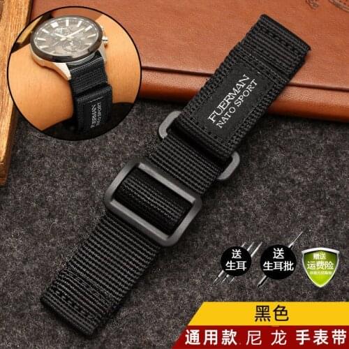 20mm 22mm 24mm Hot Top Nylon Nato Watch Strap For Seiko For Rolex No.5 007 Series Sport Watchband Nato Watch Band