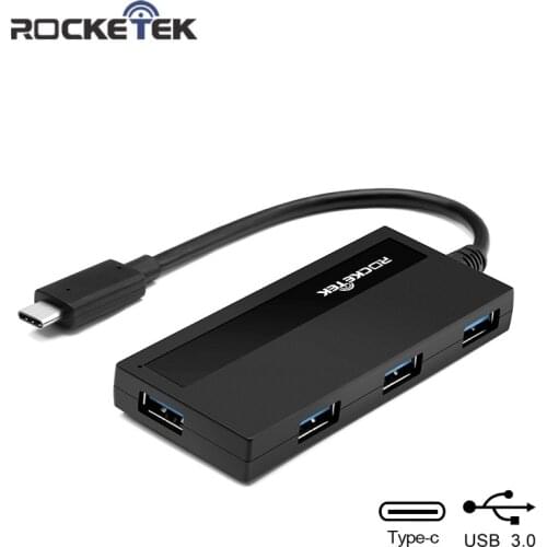 Rocketek multi otg usb type c 3.0 hub 4 port type-c adapter usb-c splitter Power Interface for MacBook Air pc laptop accessories