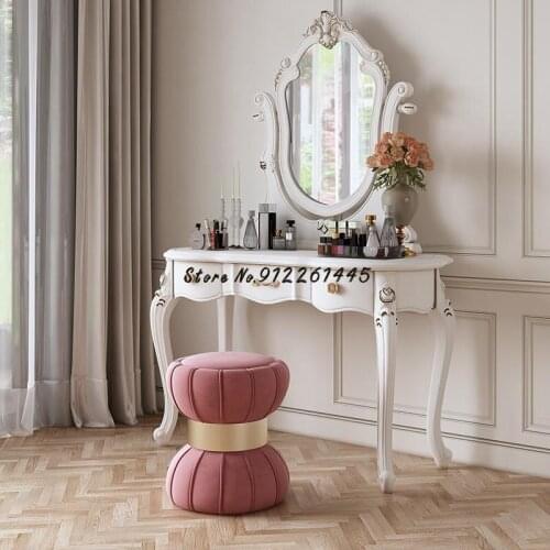 European Style Light Luxury Dressing Stool Fairy Butterfly Stool Living Room Nordic Sofa Stool Modern Shoe Changing Stool