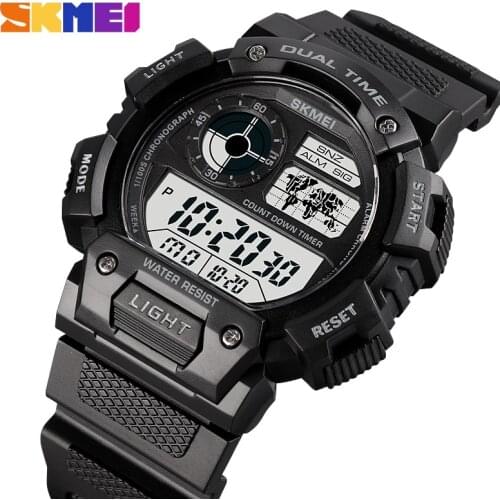 SKMEI Sports Watch Timer Multifunction CountDown Digital Sports Men Watches Waterproof Mens Wristwatches Clock reloj hombre