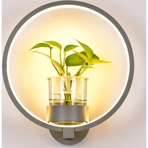 Modern Pendant Lamp Hanging Lamp Plant Flower Pot Chandelier Ceiling Light Creative Iron Dining Room Pastoral Office Light Fixtu