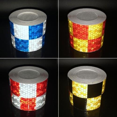 5cmx5m Bike Body Reflective Stickers Reflective Safety Warning Conspicuity Reflective Tape Film Sticker Light Bar Bicycle Access