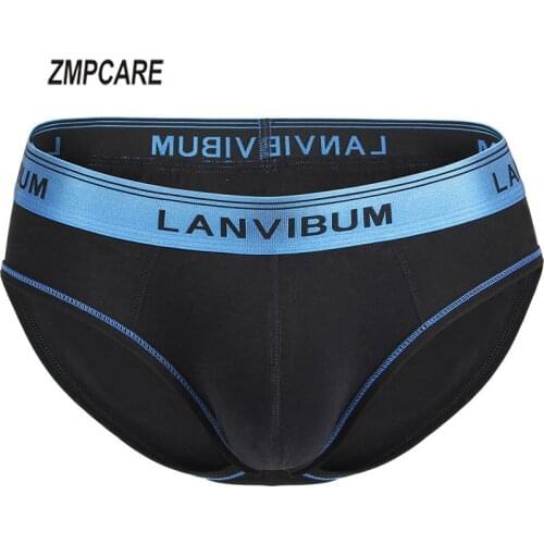 Mens Briefs Sexy Underwear Men Underpants Cotton Mens Panties Briefs Underwear Shorts Cueca Gay Male Panties M L XL XXL