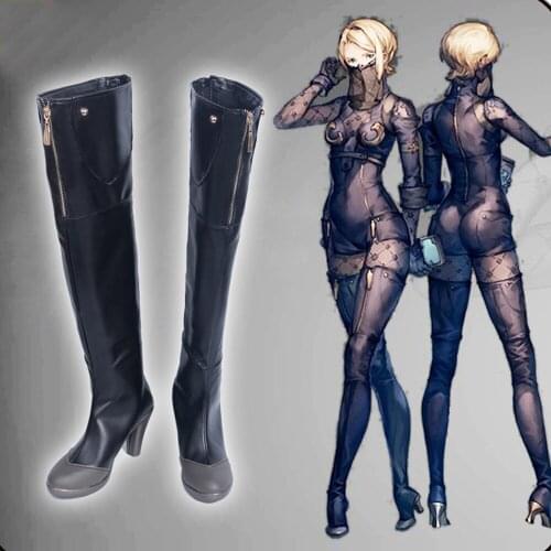 NieR: Automata Operator 60 and Operator 210 Cosplay Shoes Boots Halloween Carnival Cosplay Costume Accessories