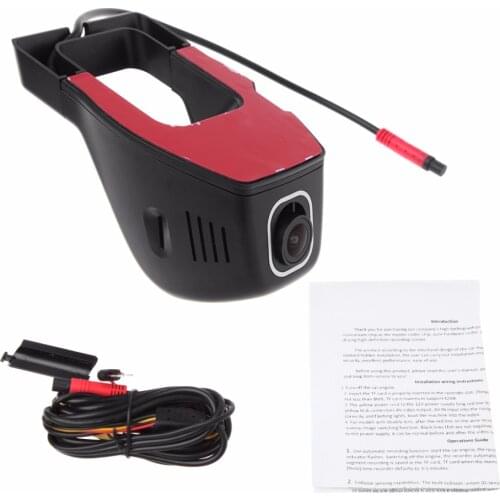 OOTDTY Full HD 1080P WIFI Car DVR Dash Cam Night Vision Car Camera Decor 170 Degree