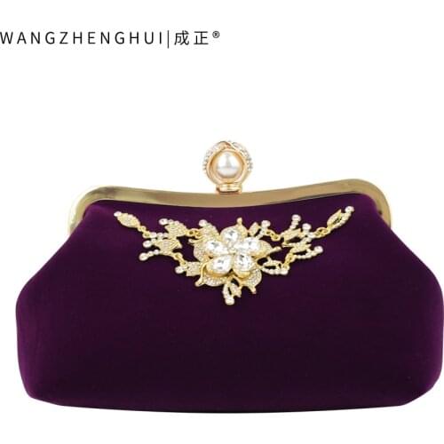 Womens Bag Evening Bag Fashionable womens hand Bag New Black Clutch Bag