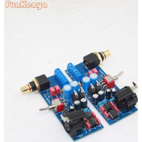 1 Pair SSM2141 Balance To RCA Switch Board DAC Balanced XLR Signal To Unbalanced RCA Single-Ended Power Amp Finished Board