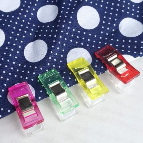 10pc Job Foot Case Multicolor Plastic Clips Hemming Sewing Tools Sewing Accessories Sewing DIY Crafts for sewing Quilting Clip