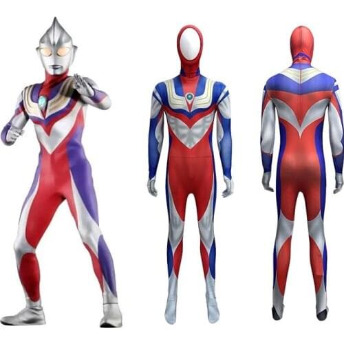 Anime Shin Ultraman Cosplay Costumes for Adult Children Halloween Costume Ultraman Tights Jumpsuits