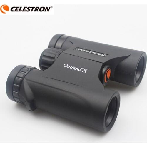 Celestron Outland X 10x25 Portable Binoculars Full Multi-coated High HD Nitrogen Waterproof High Power Travel Hunting Binocular